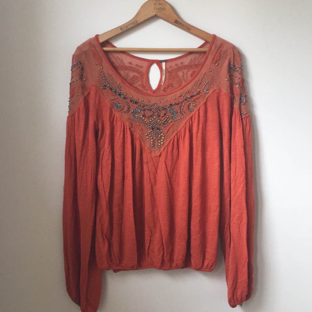 Free people embellished long sleeve
